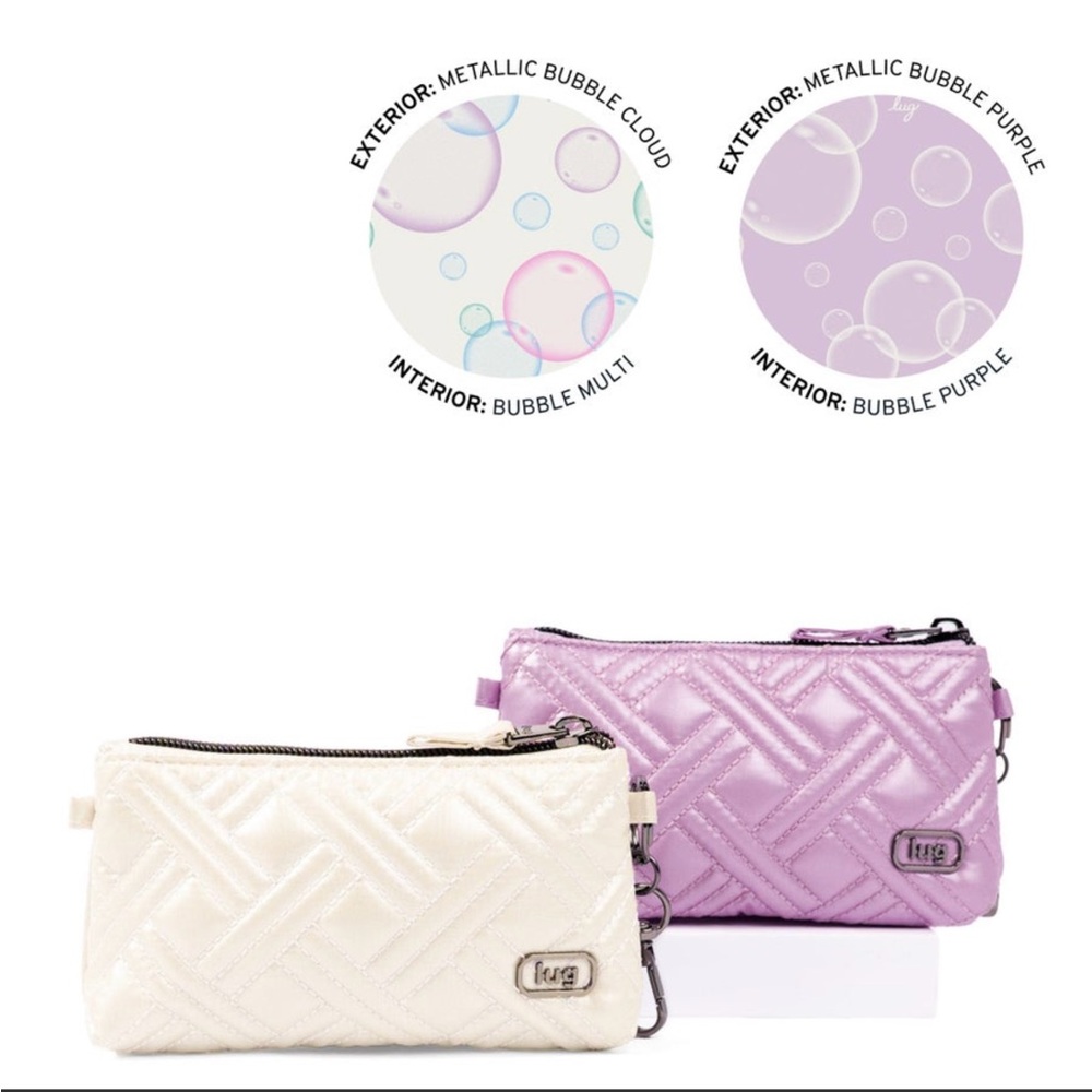 Lug Metro XL Pouch Metallic Cloud. NWT in plastic - Picture 9 of 9